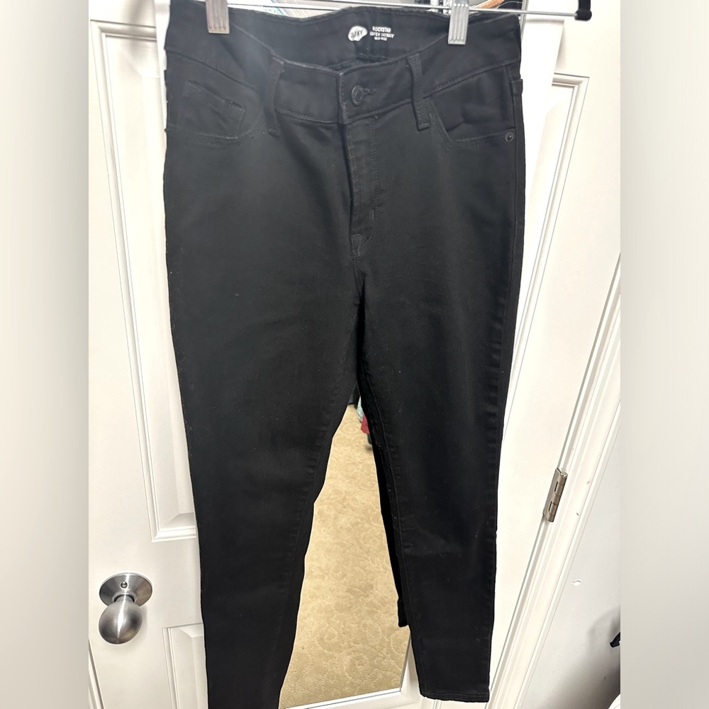 Old Navy Rockstar Skinny Jeans- Black